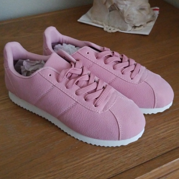 SOLD Nasty Gal Keep it Casual LaceUp Pink Sneakers - Picture 5 of 6